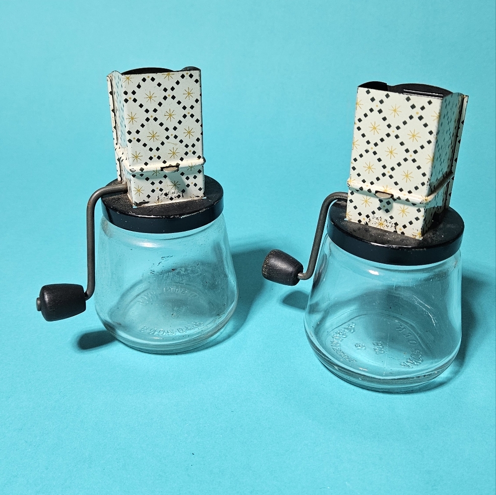Pair of Vintage Nut Grinders